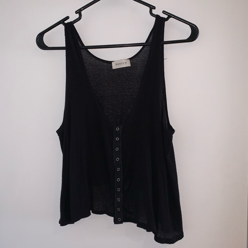 Poetry tank/crop top